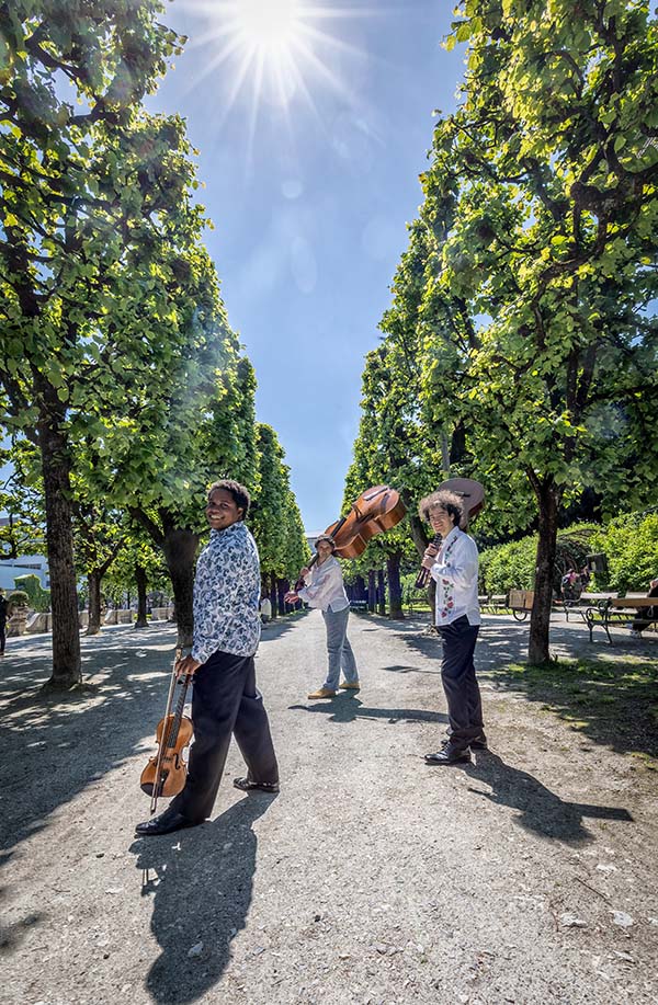 Trio Negro in Mirabelgarten, Salzburg