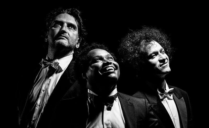 Trio Negro Schwarz weiß Porträt